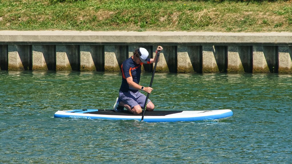 man on a paddleboard