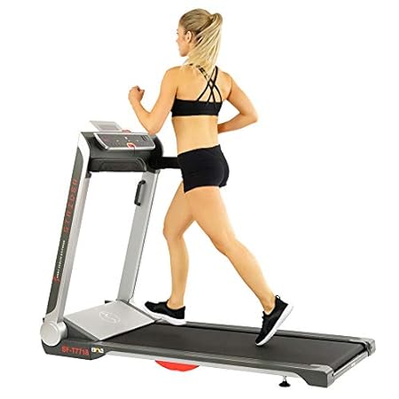 Sunny Health & Fitness No Assembly Motorized Folding Running Treadmill SF-T7718