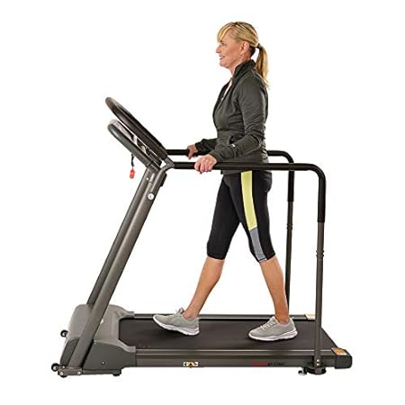 Sunny Health & Fitness Walking Treadmill with Low Wide Deck SF-T7857