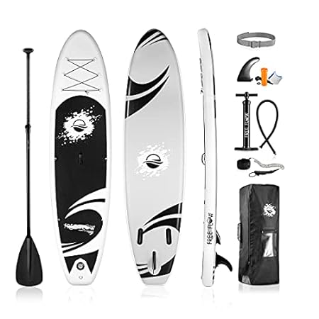 Serene Life Inflatable Stand Up Paddle Board W/Manual Pump