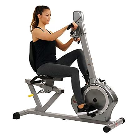Sunny Health Recumbent Bike SF-RB4631 with Arm Exerciser