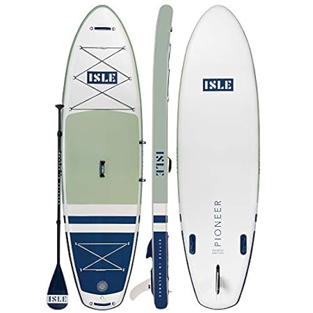 ISLE Pioneer Inflatable Stand Up Paddle Board & iSUP Bundle