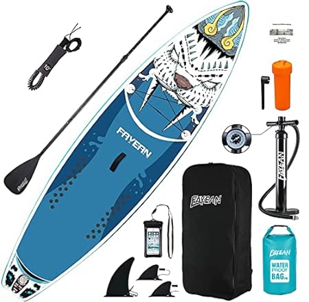 Fayean Inflatable Stand Up Paddle Board Includes Pump