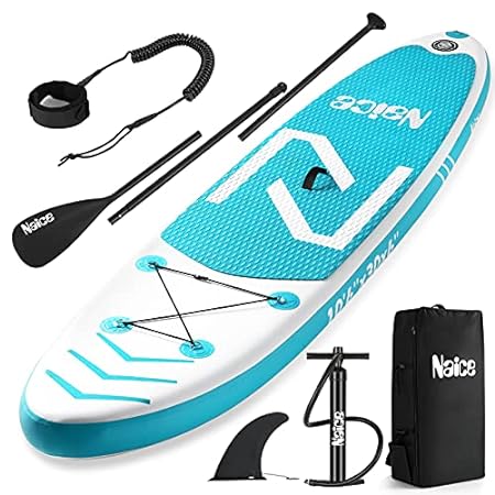 Naice Inflatable Stand Up Paddle Board for All Levels