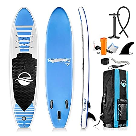 SereneLife Inflatable Stand Up Paddle Board with Accessories