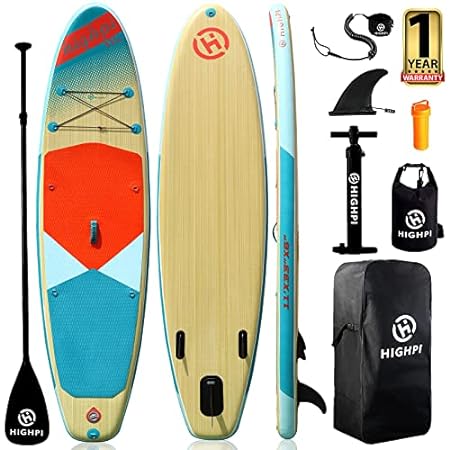 Highpi Inflatable Stand Up Paddle Board for Youth & Adult