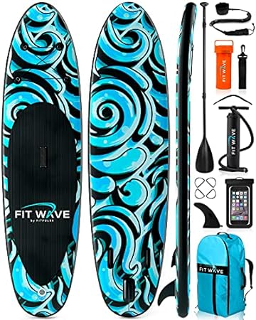 FITPULSE Inflatable Paddle Board for Adults
