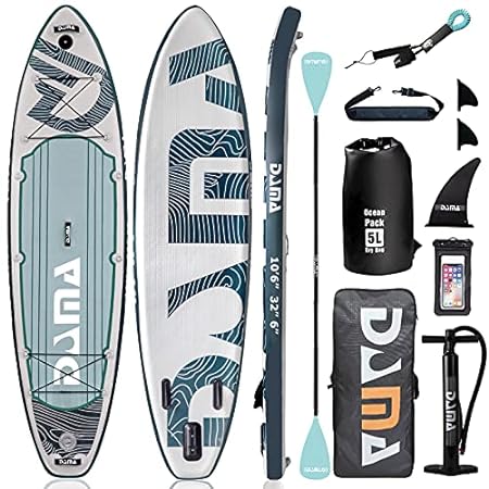 DAMA Premium Inflatable Stand Up Paddle Board Wide Stance