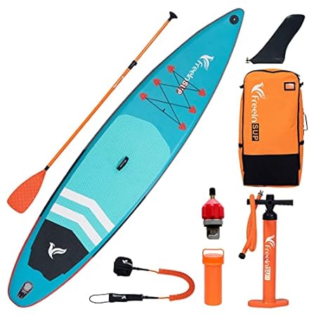 Freein Inflatable Stand Up Paddle Board for Adults Package