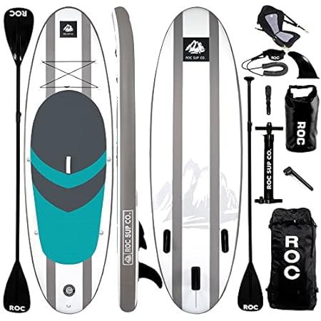 Roc Inflatable Stand Up Paddle Board with Accessories